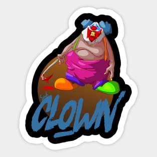 The Clown Sticker